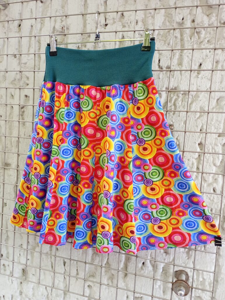 Sommerrock Kreise bunt handmade